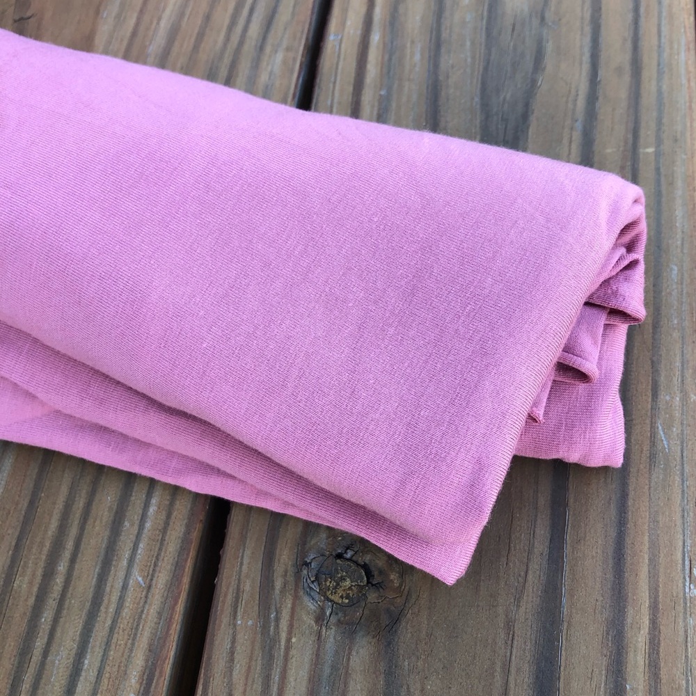 Stretch bamboo in dusty rose